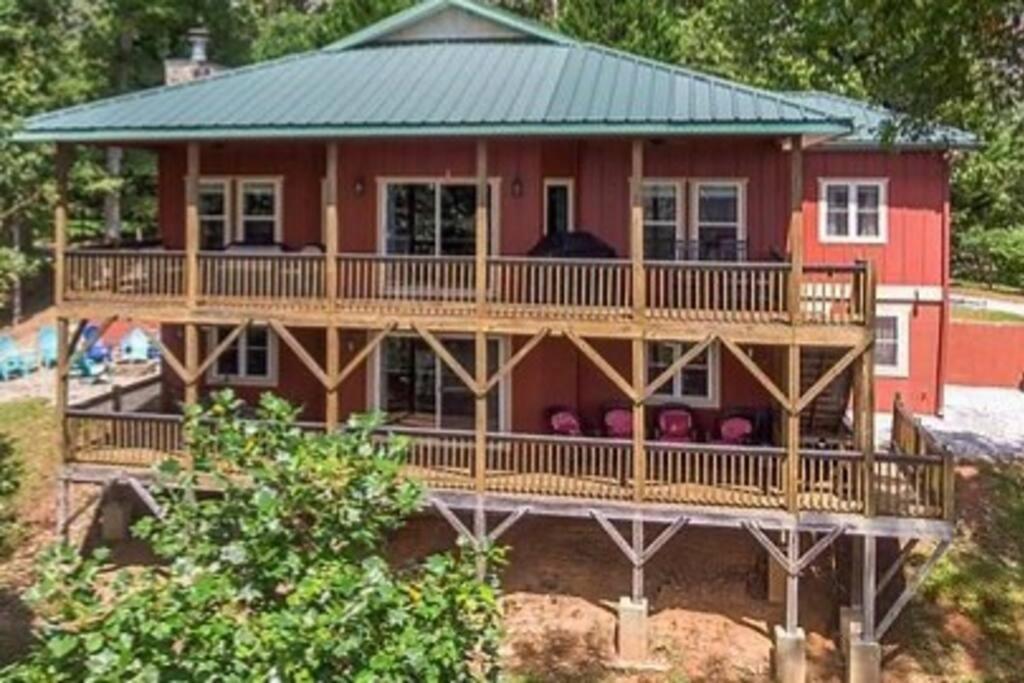 Red Rooster Family Cabin W/Hot Tub+Fire Pit+View Франклин Екстериор снимка